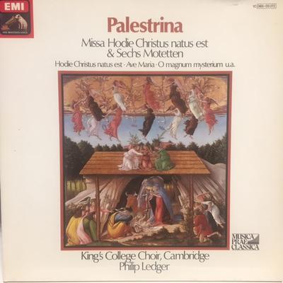 Виниловая пластинка GIOVANNI PIERLUIGI DA PALESTRINA Missa Hodie Christus Natus Est Si 1C06503272 His Masters Vo 1978 Германия Классическая Б/у