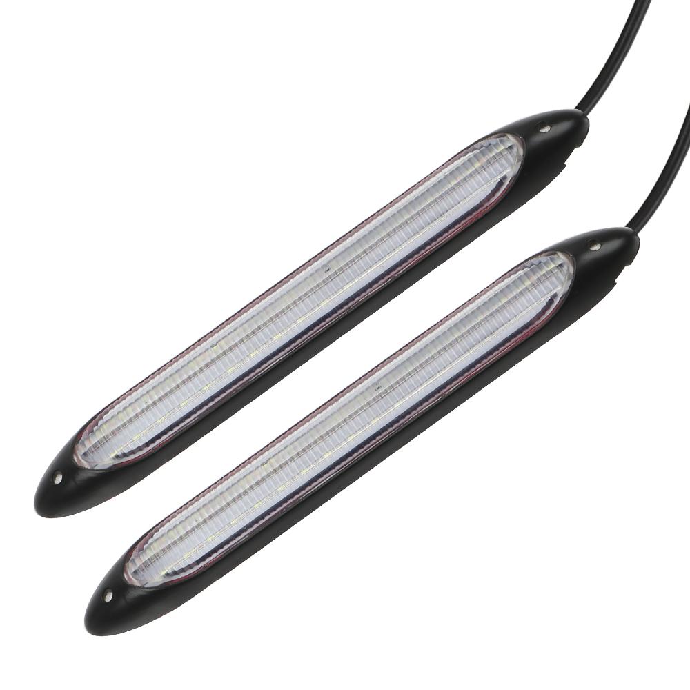 Автомобильные светодиодные дневные ходовые огни 2 шт. DRL Light Scan водонепроницаемые автомобильные указатели поворота последовательный поток лампы автомобильный стиль универсальный