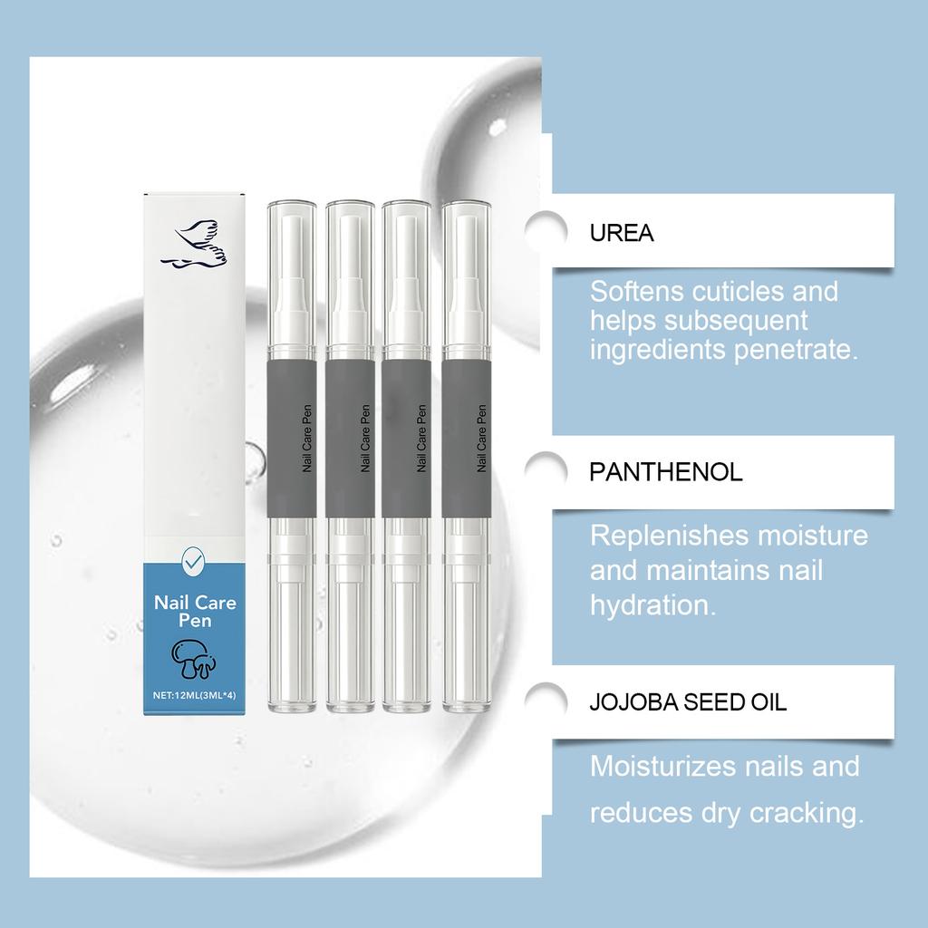 Nail Growth Serum Care Fungal Nail Pen For Restores The Healthy Appearance Of Nails Discolored Or Damaged By Fungus Nail 3ML*4