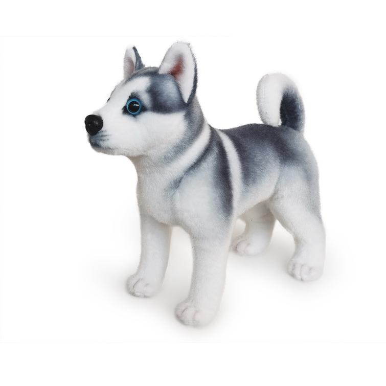 Simulated Plush Husky Doll Childrens Toy Dog Large Simulated Animal Doll Doll Throw Pillow