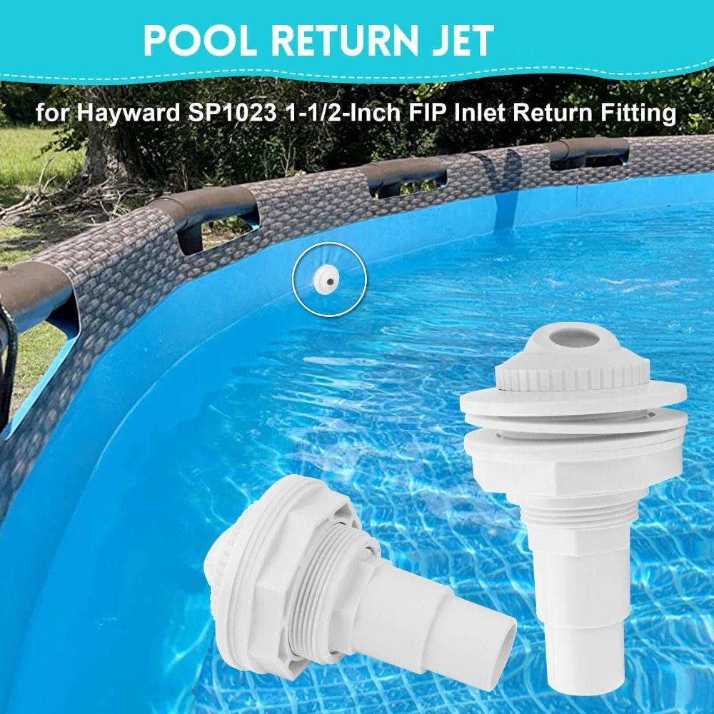 White Return Jet Fitting Adjustable Above Ground Pool Complete Pool Return Jet SP1023