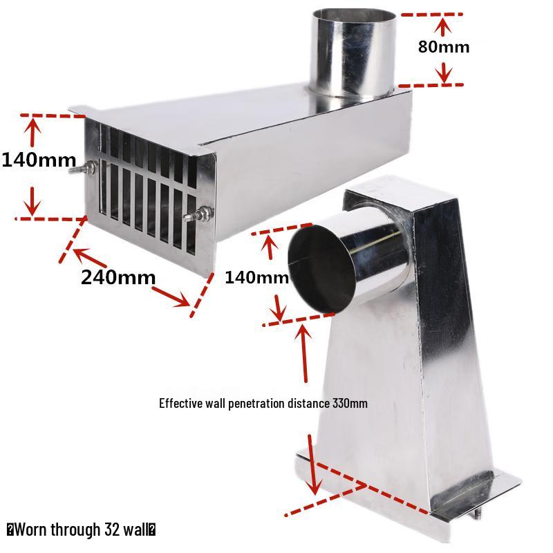 Stainless Steel Embedded Side-Entry Rainwater Floor Drain