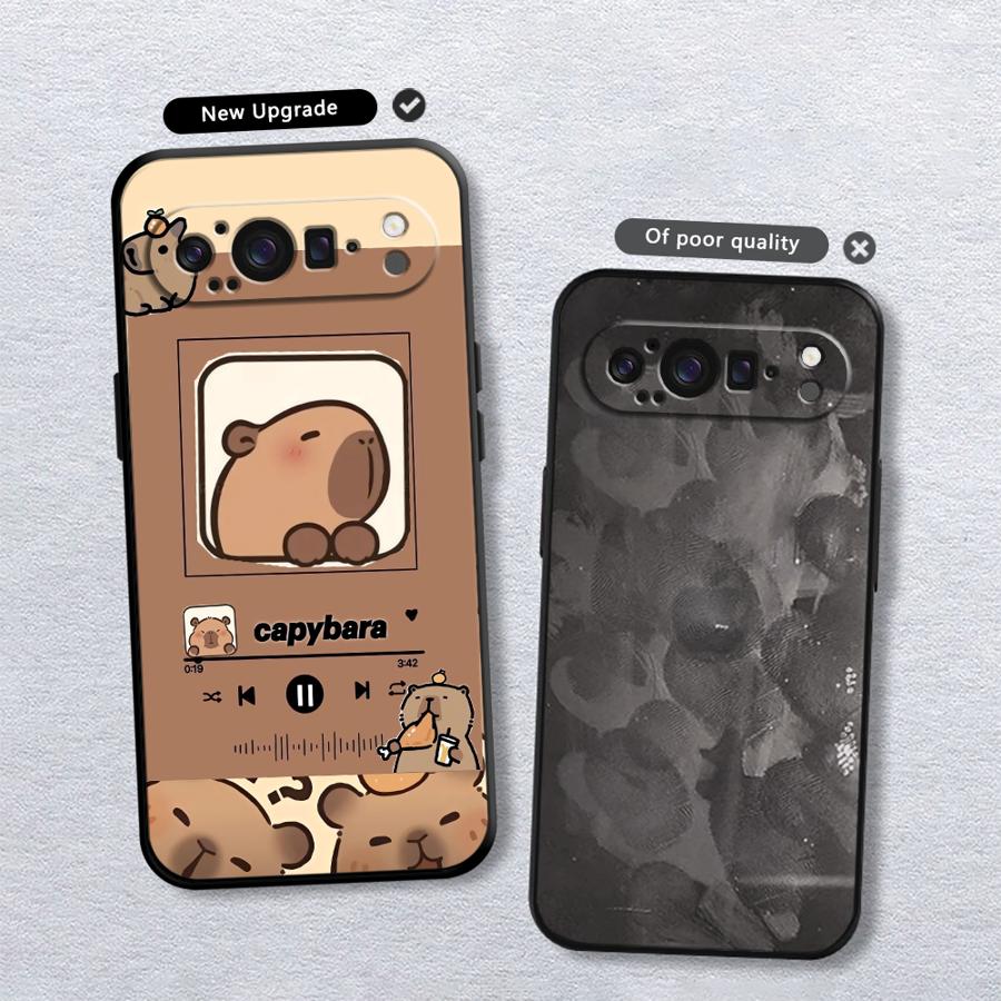 Чехол для телефона Funda для Google Pixel 10A 6a 9a 7a 8a 6 7 8 Pro 10 9 Pro XL Милая капибара