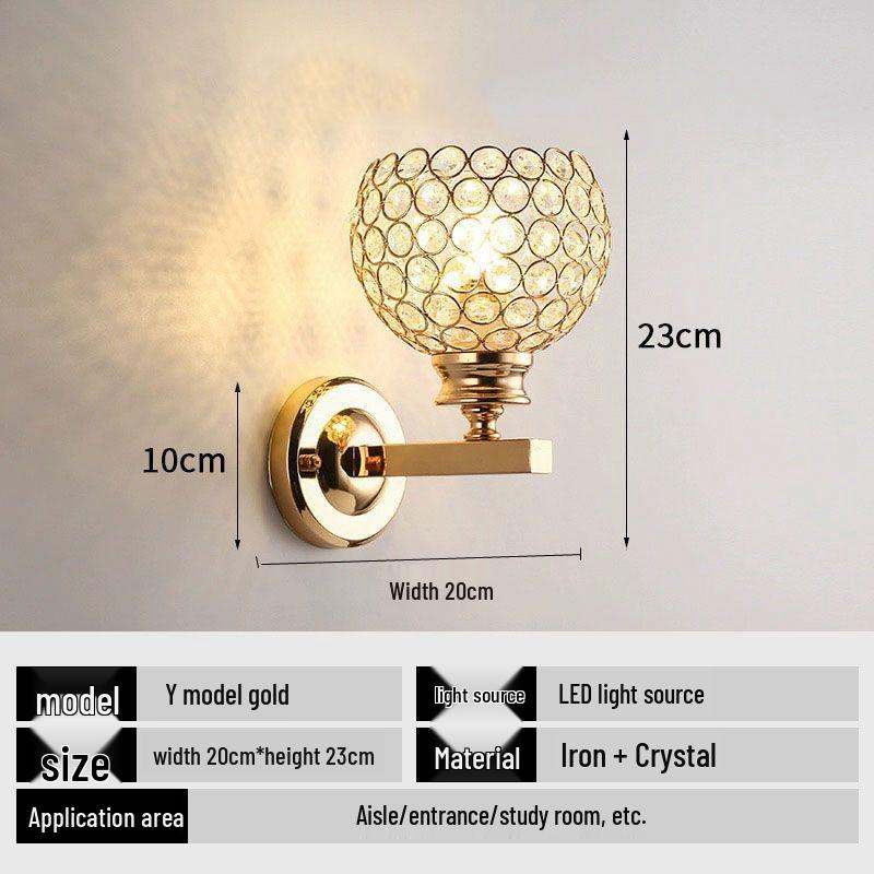 Modern Nordic LED Wall Lamp for Bedroom and Living Spaces
