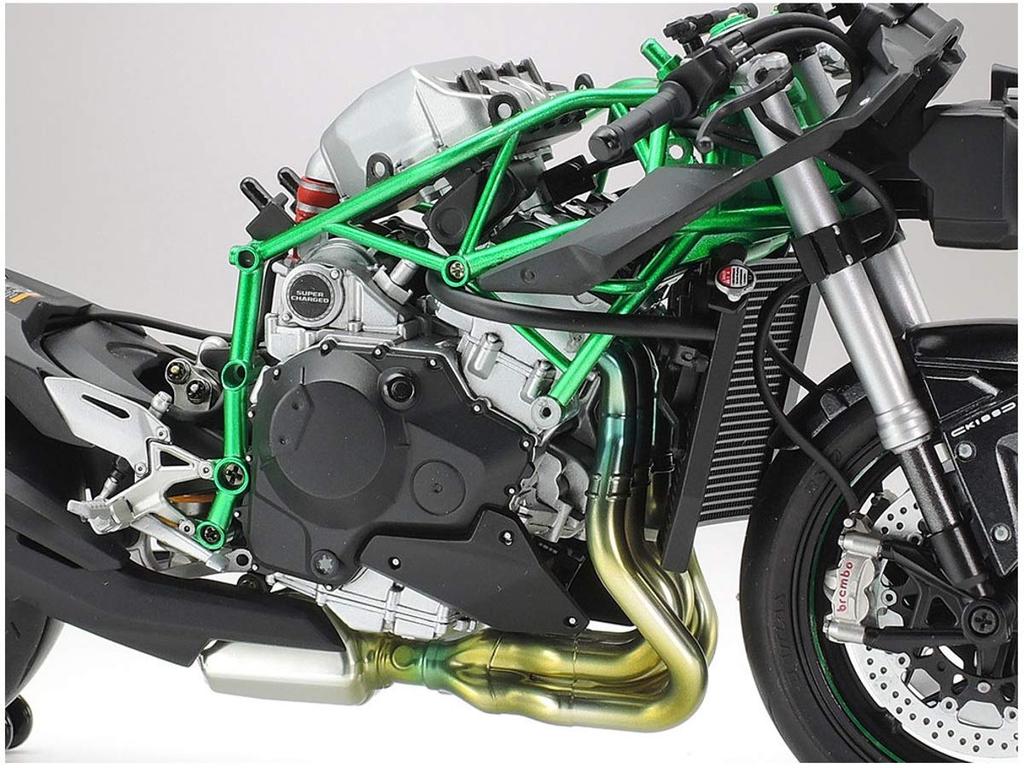 Tamiya Motorcycle Series Kawasaki Ninja H2 CARBON Plastic Model 14136 1/12 No.136