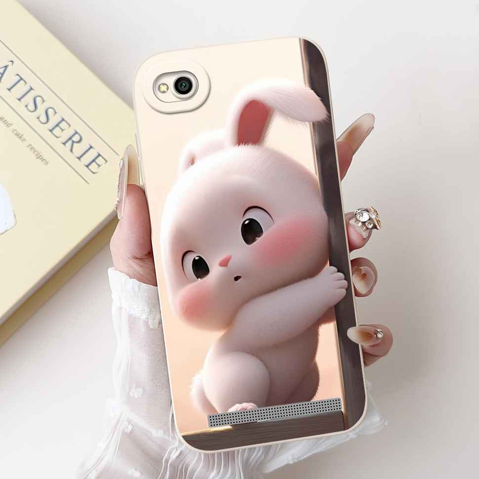 For Xiaomi Redmi 5A MCG3B Case Colorful Flowers Soft Silicone Cover For Redmi 5A redmi 5a MCG3B 5.0" Cute Rabbit Bumper Shell