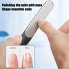 1/2/3Pcs Stainless Steel Nail File Pointed Tip Non-Slip Ergonomic Handle Men Women Gel Acrylic Fingernail File Manicure Pedicure