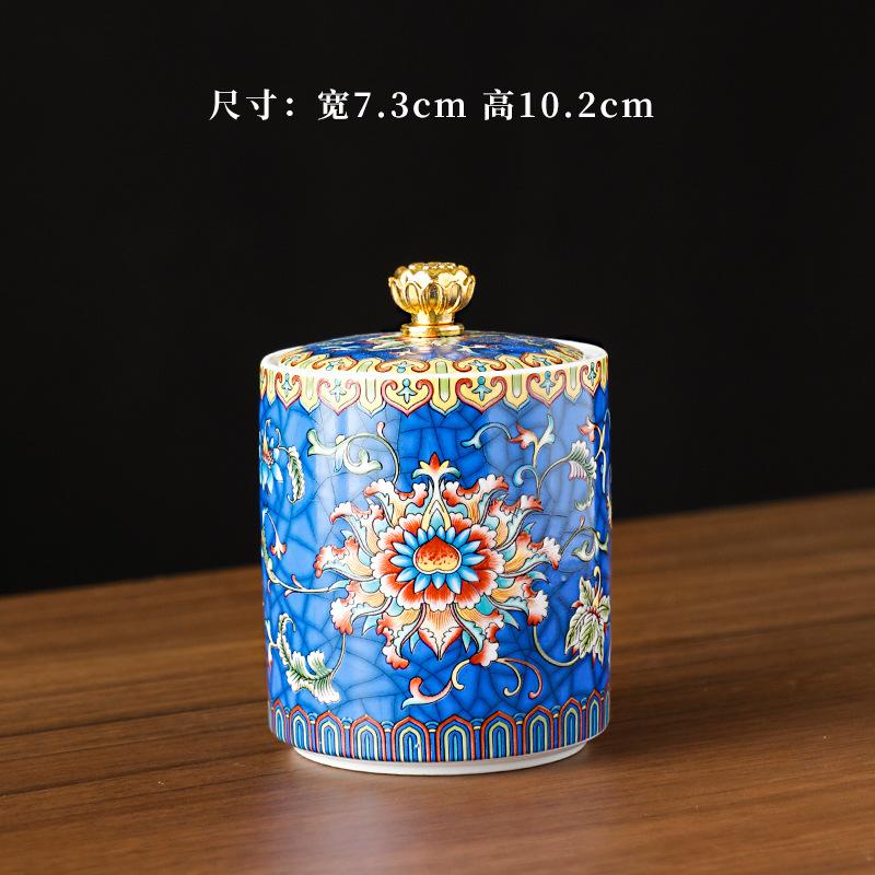 Европейская керамическая банка для хранения с крышкой для журнального столика, чая, гостиной, конфет, бытовых кухонных принадлежностей, дозатора хлопьев