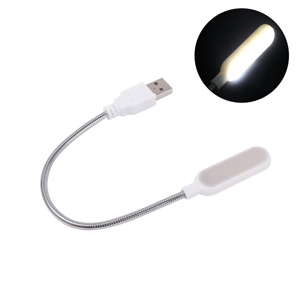USB-светильник для книг, портативный мини-ночник, гибкий, сгибаемый, для чтения, настольная лампа, ПК, компьютер, ноутбук