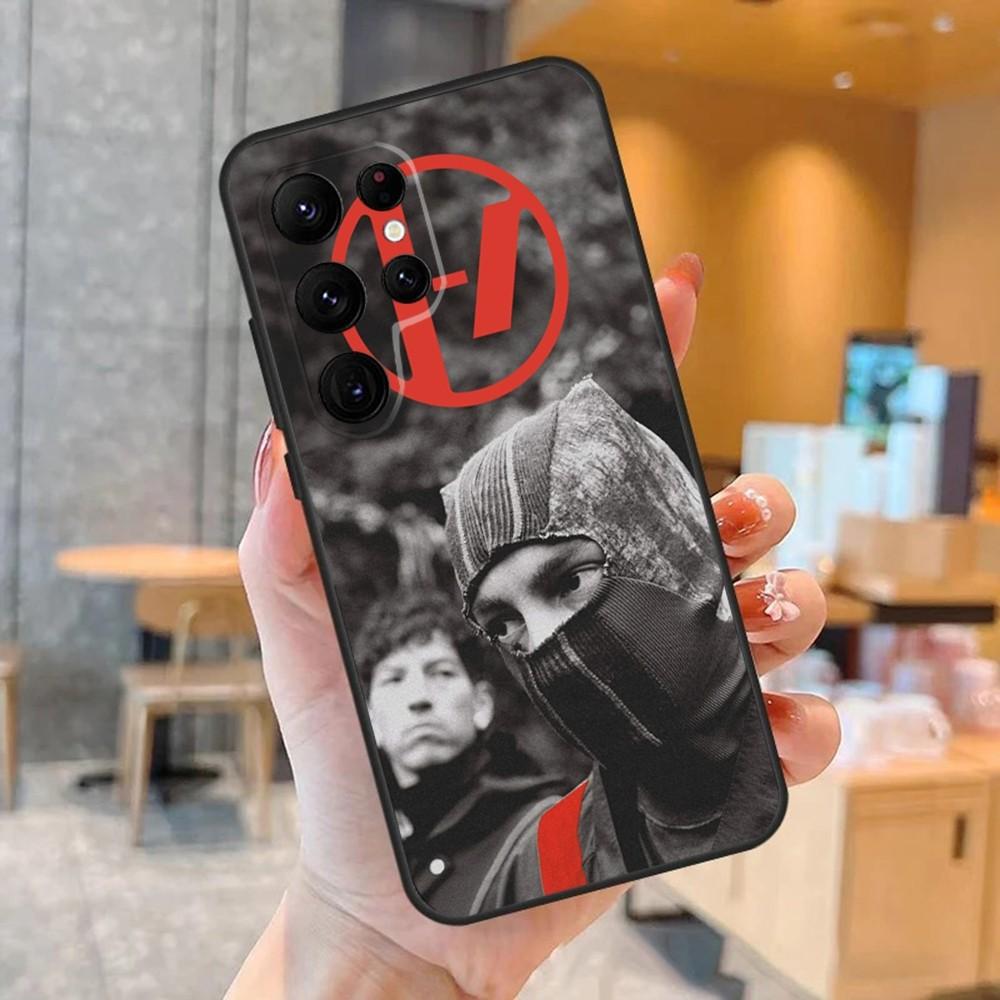 Чехол для телефона от группы Twenty one P-Pilots для SamsungS24,S23,S22,S21,Ultra Pro S10,S30Plus,S9,20lite Черный