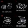 Home Accessory Candy Badge Display Storage Box Manicure Transparent Box Lid Jewelry