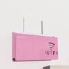 Sturdy Plastic Shelf Organizers Holds Router TV Box Optimizes Desk Space