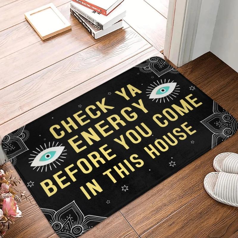 FunEnglish Entrance Carpet Funny Copywriting Anti Slip Floor Mat Suitablefor Home LivingRoom Bedroom Kitchen Mat