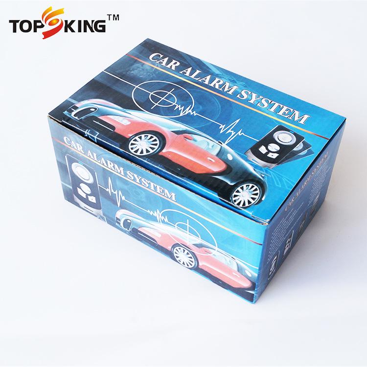 Односторонняя автомобильная сигнализация со звуком и светом сирены, защита от угона