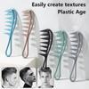 Hair Salon Large Tooth Wide Comb Smoothing Comb Household Oil Head Men'S Back Hollow Comb Styling Tools Barber Accessories