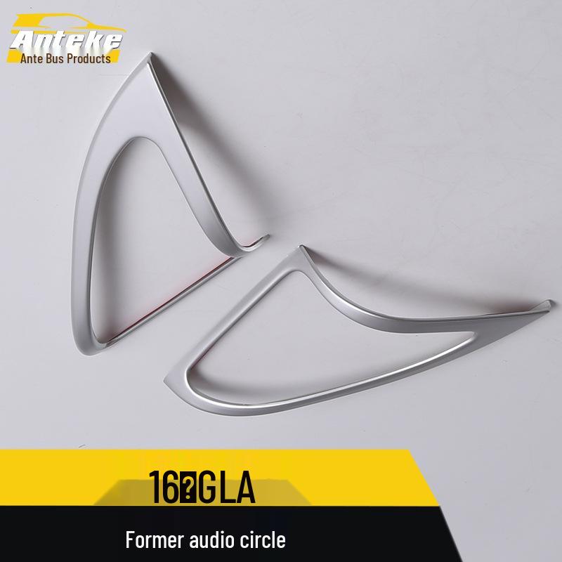 GLA Front Speaker Box Ring & Electroplated Triangle Cover Accessories