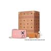 MCM Кошелек для ключей с принтом Visetos Monogram, застежка-молния, покрытие из канваса и отделка из кожи наппа, женские аксессуары, розовый MYKCATA01QZ001