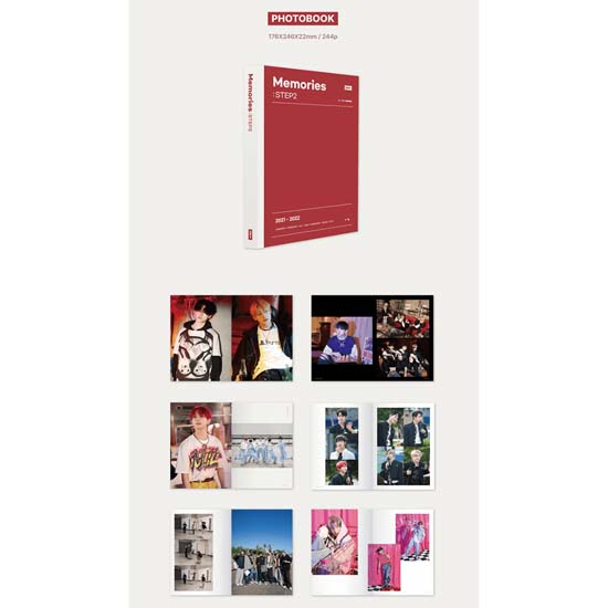 WEVERSE Shop ENHYPEN Memories : STEP 2 DIGITAL CODE + DVD + PIECES OF MEMORIES [2021-2022] SET