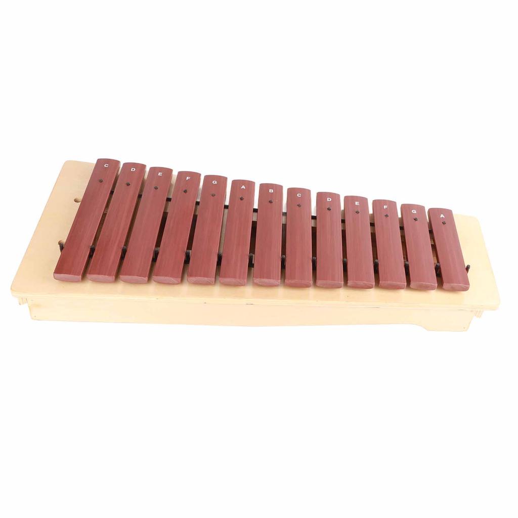 Xylophone Wooden 13 Tone Box Type High Pitch Pine Music Orff Percussion Instrument for Kids