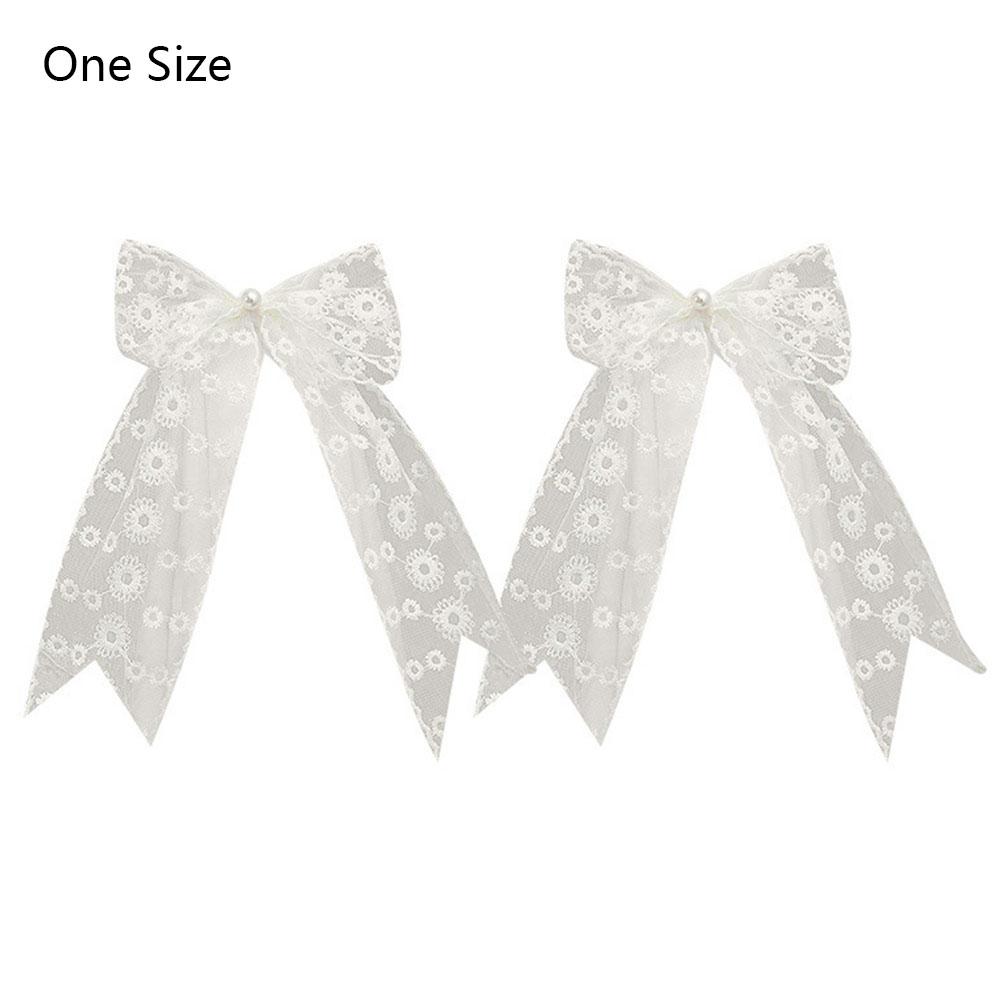 2Pcs/set Lace Bow-knot Curtain Strap Adjustable Window Curtain Buckles Creative Curtain Fixator