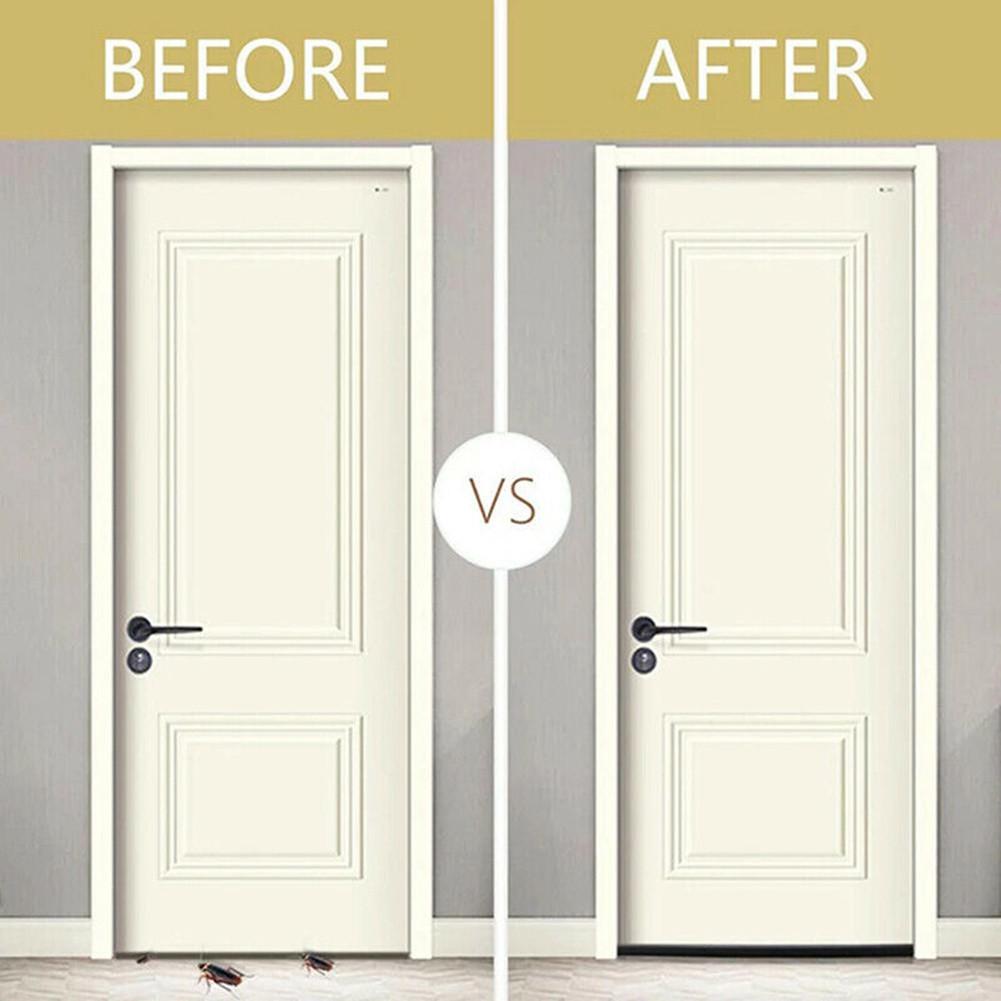 93 см водонепроницаемый уплотнитель под дверью, заглушка для защиты от сквозняков, нижняя защита двери, двойной уплотнитель из силиконовой резины, звукоизоляция