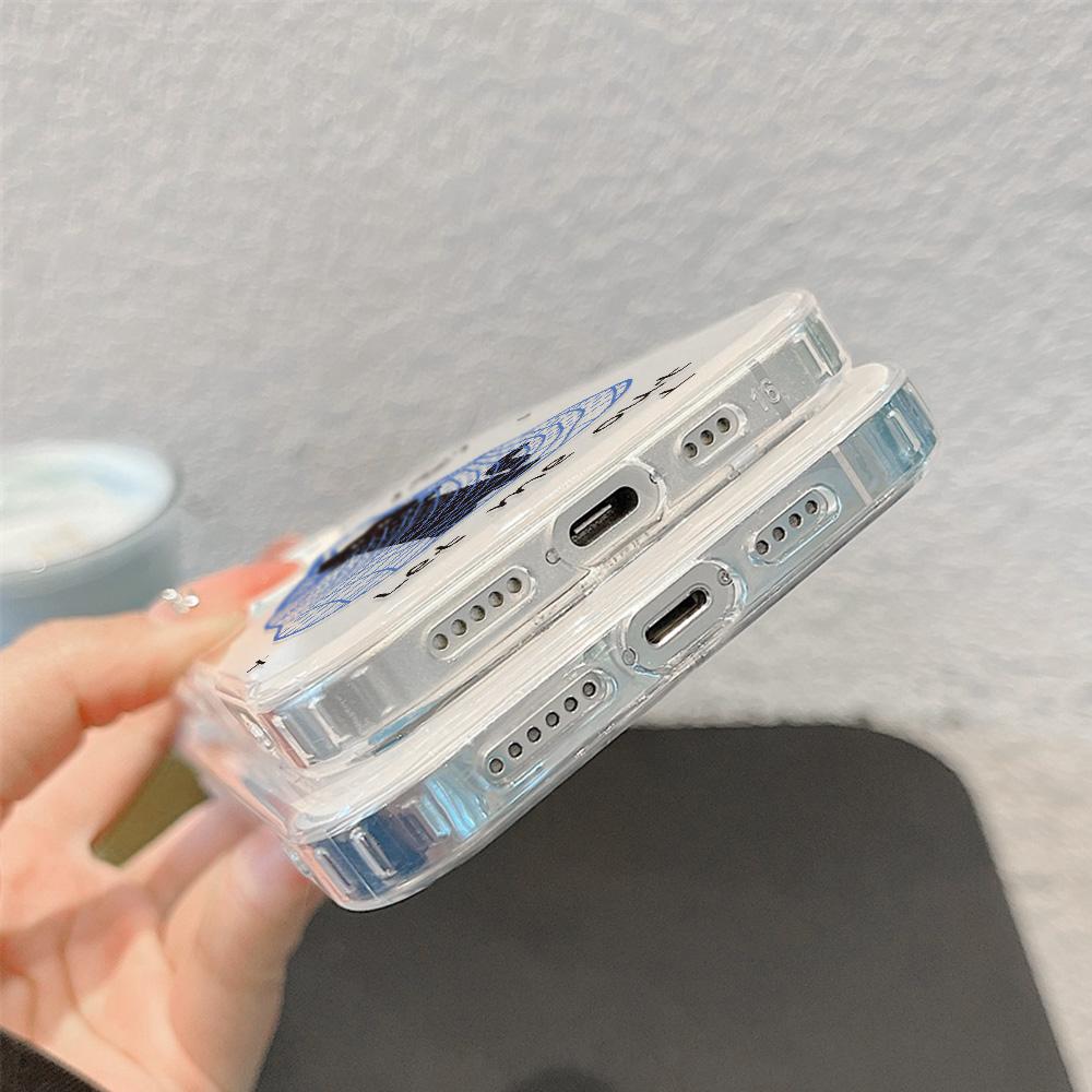 Расписной чехол для телефона для iPhone 12 13 15 16 iPhone 16 12 13 14 15 Pro 14 15 16 Pro Max Полное покрытие Противоударный Защита от отпечатков пальцев Свежий стиль Защитный чехол