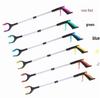 Retractable Folding Household Reacher Outdoor Hygiene Tongs - Thickened Sanitation Multifunctional Trash Picker.