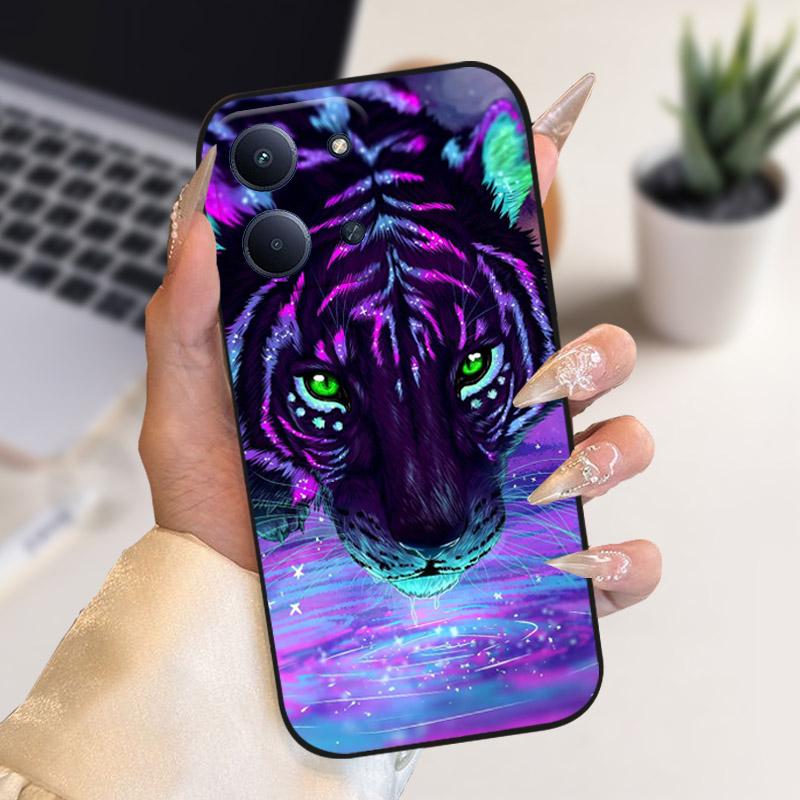 Для Xiaomi Poco C85 4G Чехол Стильный Ударопрочный Мягкий Силикон ТПУ Чехлы Для Телефона Для Poco C 85 POCOC85 171мм Чехол Fundas Coque