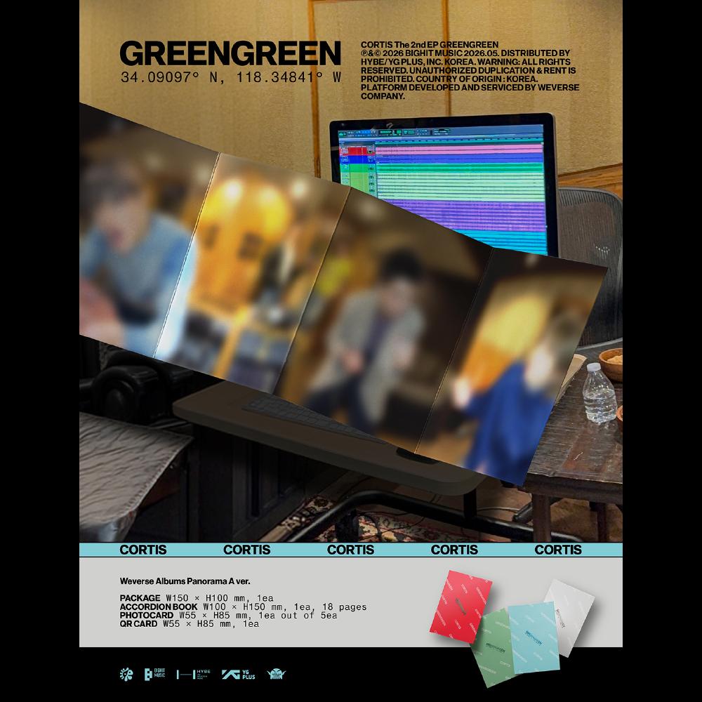 Предзаказ CORTIS Второй мини-альбом GREENGREEN Альбом Weverse Albums версия. И МАГАЗИН ПОБ
