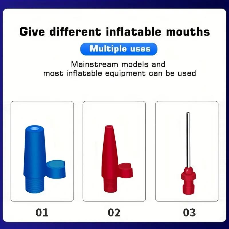 Портативный воздушный компрессор: Беспроводной насос для накачки автомобильных шин 150PSI с манометром и подсветкой — идеально подходит для автомобилей, мотоциклов и велосипедов