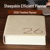 2026 High-Efficiency Planner: Timeline Style Notebook for Effective Time Management