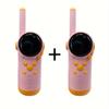 Pack of 2, Small and Cute Toy Walkie-talkie for Children with a Range of 3 Kilometers