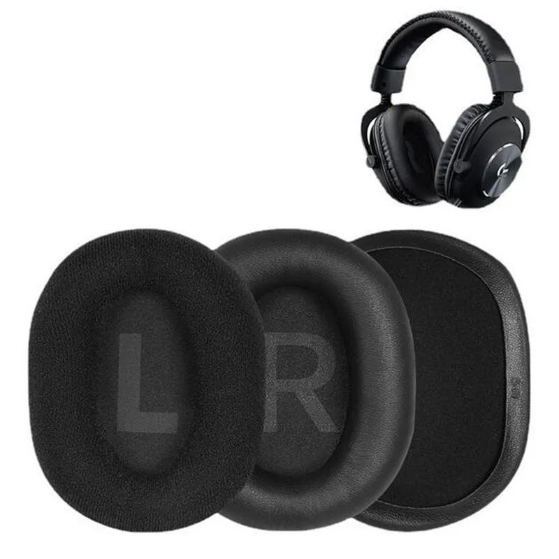Сменные амбушюры из протеиновой кожи для наушников Logitech G Pro, G Pro X, G433, G233, запасные части для амбушюр гарнитуры