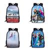 Frozen Childrens Cartoon Backpack With Lightweight Nylon Material For School And Daily Use