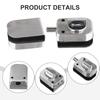 Glass Door Latch Thumb Push Button Lock For Window Shower Room Office Building Hardware Rarelock Fit For Glass Thick 8-12mm
