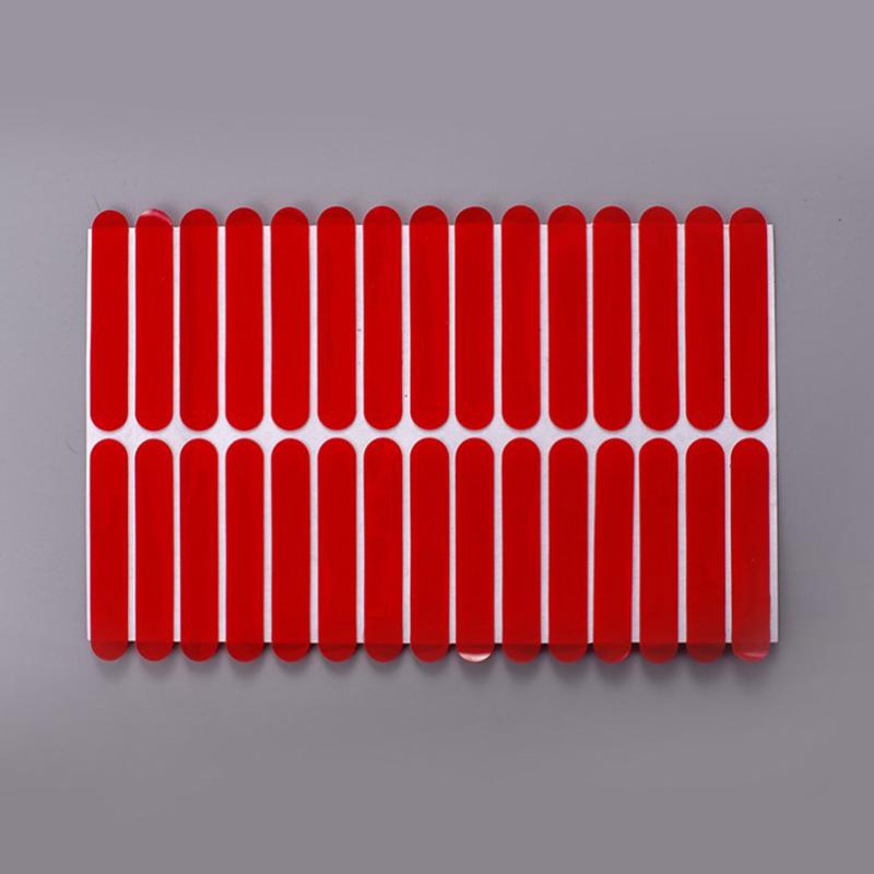 30 шт. прозрачная клейкая лента для ногтей, подставка для накладных ногтей, клейкие наклейки, двусторонняя наклейка, инструменты для маникюра, практика показа