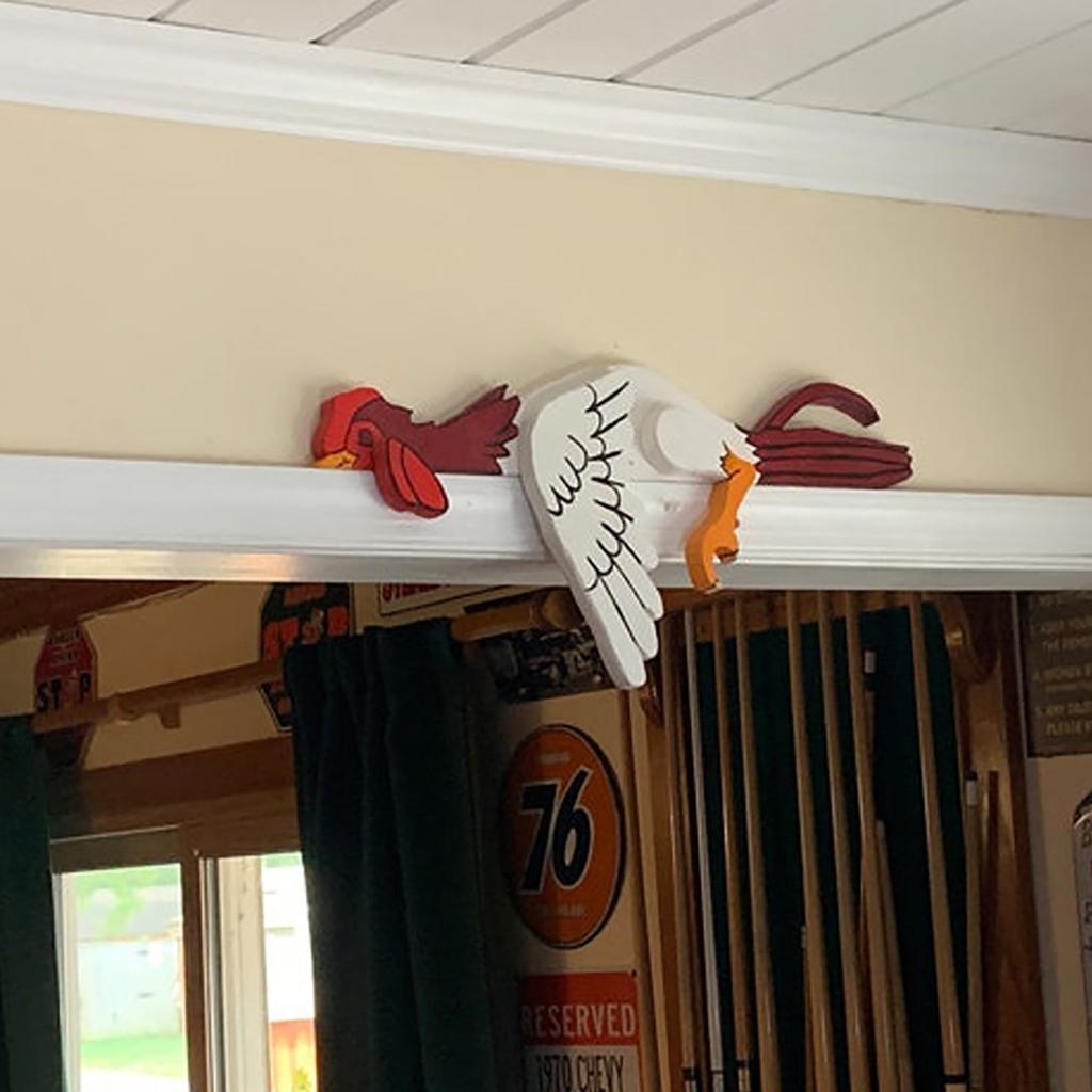 Орнамент для курятника, деревенское украшение для патио, дверная рама, ремесленный орнамент