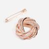 Elegant Luxury Scarf Ring Clip Round Shining Rhinestones Inlaid Side Waist Tightener Clip Clothing Wrap Holder Circle Clip Belt Buckle