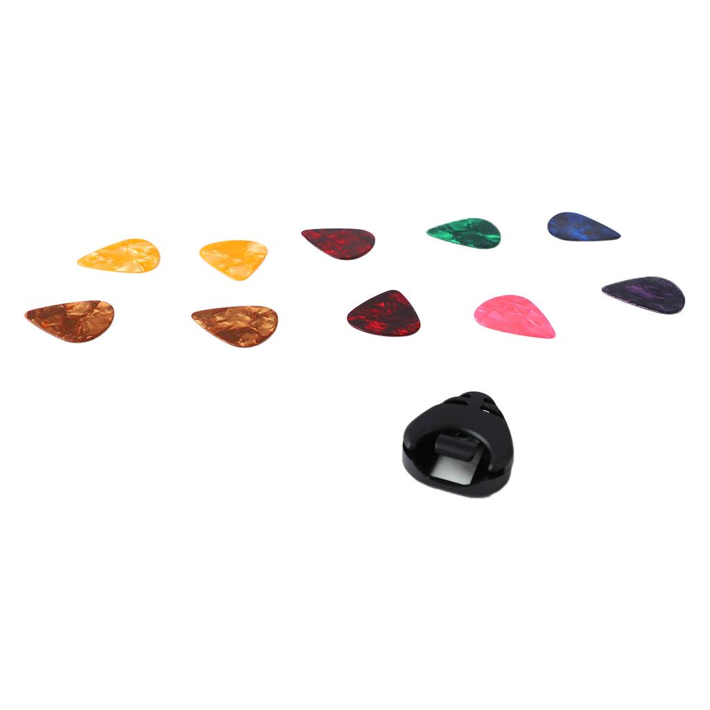 10 шт. Медиатор для гитары Плектр и Набор держателей для медиаторов для гитары Портативный инструмент для басовых аксессуаров