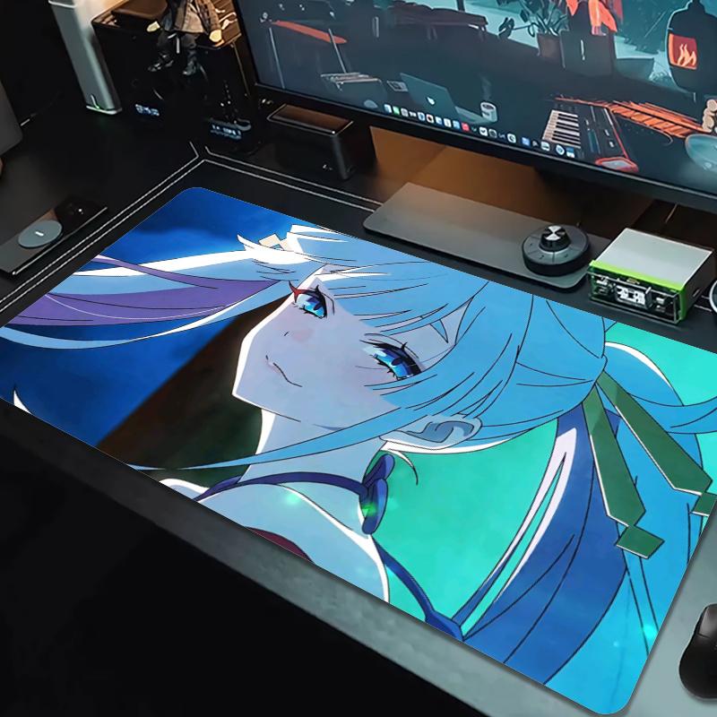 Cosmic Princess Kaguya Mouse Pad Large Gaming Table Cushion Nonslip Laptop Tablet Big Mousepad Xxl Mat Mini Pc Playmat With Lock Edge