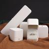 White Jewelry Packaging Box PU Leather Necklace Collection Box Delicate Ring Case Wedding