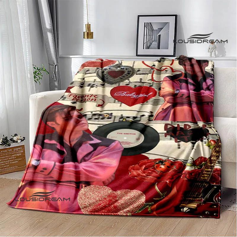 E-Elvis-Presley Retro print blanket blankets for beds Picnic blankets Flange blanket Soft and comfortable blanket birthday gift