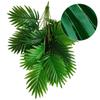 21 лист искусственная пальма пластик искусственные тропические листья домашний садовый декор