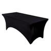 6FT/4FT Table Cover Rectangular Washable Spandex Tablecloth Stretch Tight Fitted Cocktail Table Decoration Wedding Event