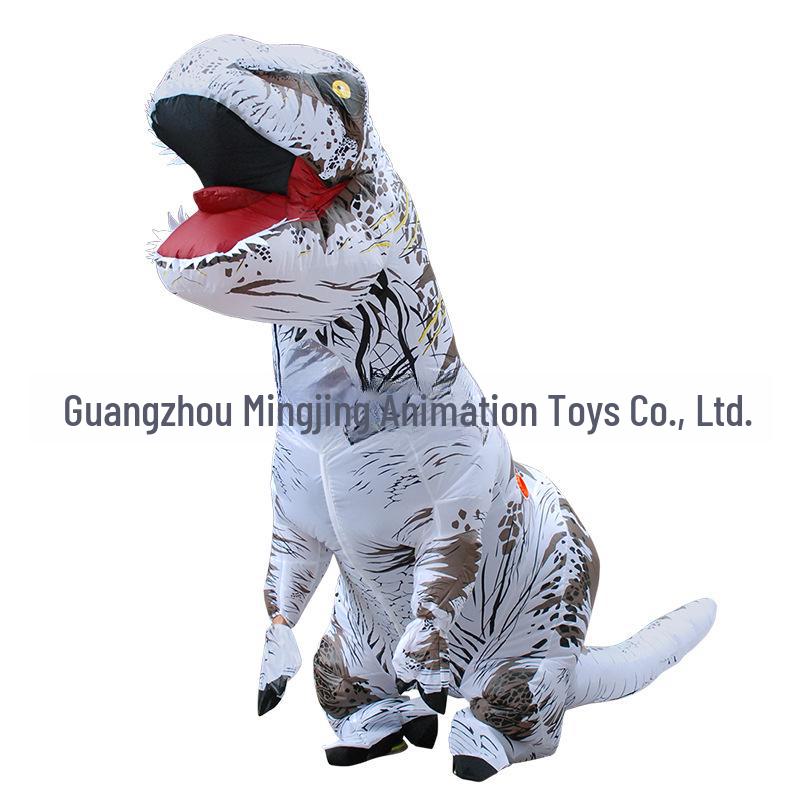 Надувной костюм динозавра тираннозавра рекса для Хэллоуина, Рождества и вечеринок – забавный наряд для ролевых игр