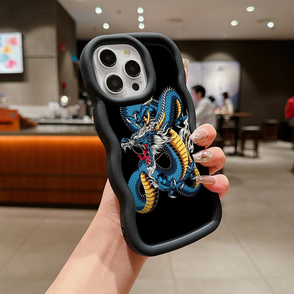 Чехлы для телефонов Ae77 Dragon Design Art защитные для Samsung S24 Plus S23 Ultra A14 A55 A05s A06 Honor X9b Motorola OnePlus Big Wave TPU задняя крышка