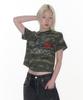 AMES-WORLDWIDE Ames Hotfix Crop Tee Camo