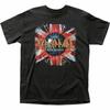 Def Leppard Rock Of Ages Футболка с Union Jack Мужская Лицензированная Футболка Рок-группы Черная Унисекс Футболка