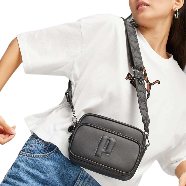 Puma Sense Модная Повседневная Сумка-кроссбоди на молнии Средняя Женские сумки Черный 090429-01