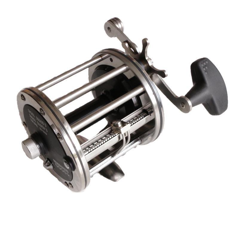 18000 Перенастраиваемая визуальная якорная рыболовная катушка: Левое/правое сменное барабанное колесо для морской рыбалки троллингом с лодки.